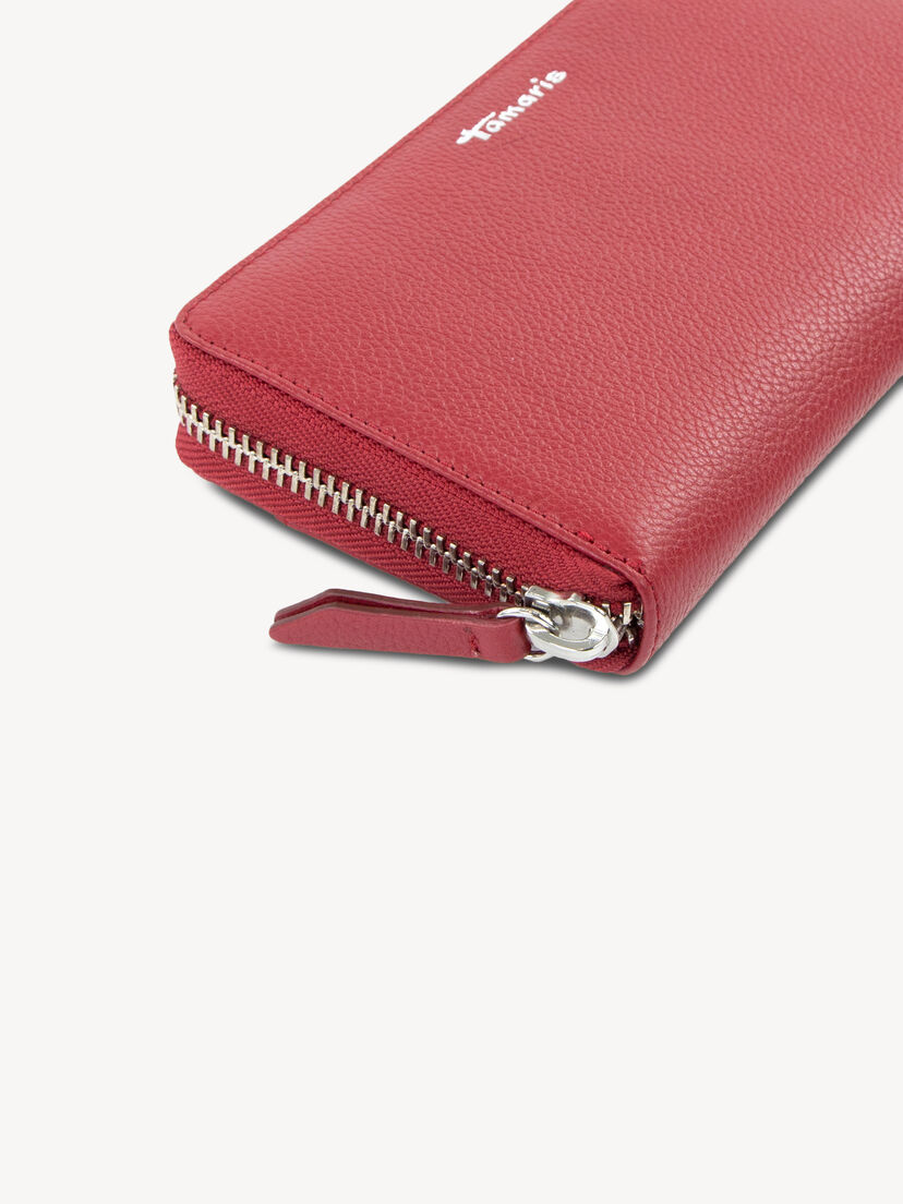 Portemonnee, red, hi-res