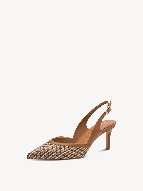 escarpin, COGNAC COMB, hi-res