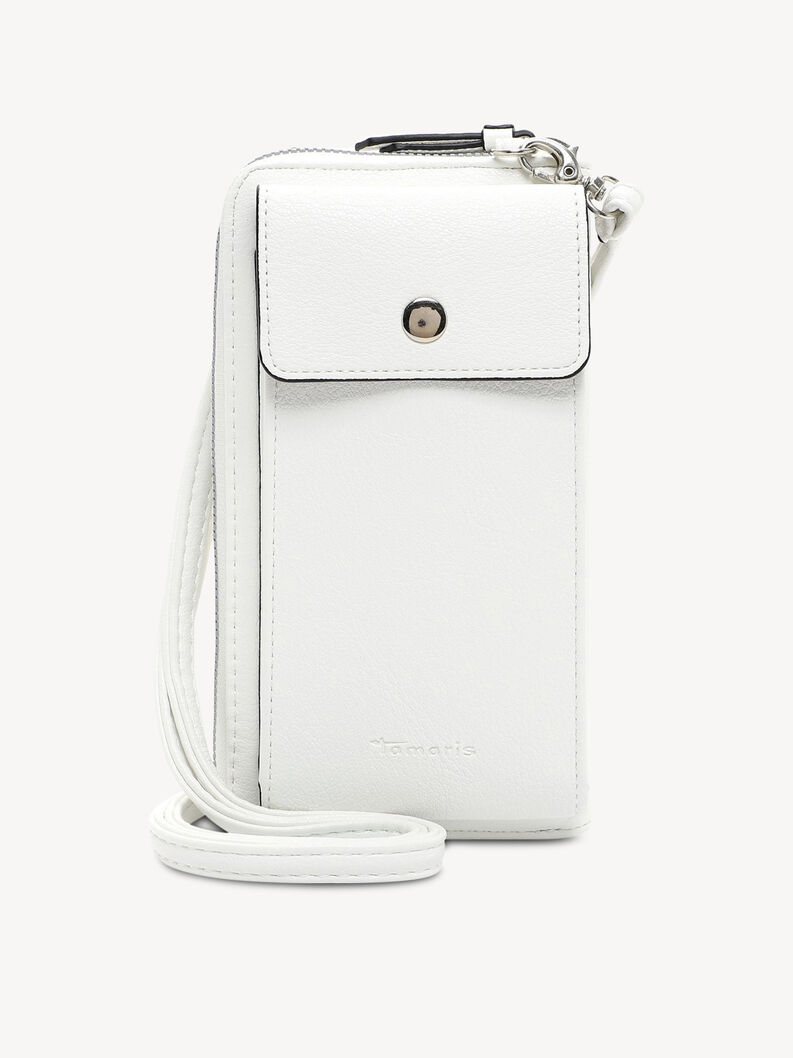 &Eacute;tui pour t&eacute;l&eacute;phone portable - blanc, white, hi-res