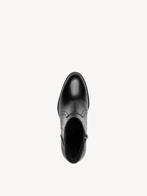 Bottine, BLACK LEATHER, hi-res
