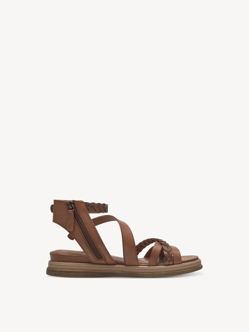 Sandaaltje - bruin, cognac, hi-res