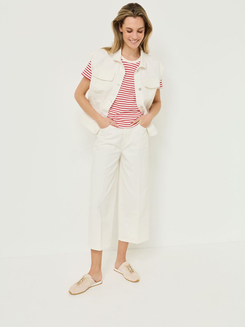 T-shirt - rood, Goji Berry / Bright White Striped Tee, hi-res