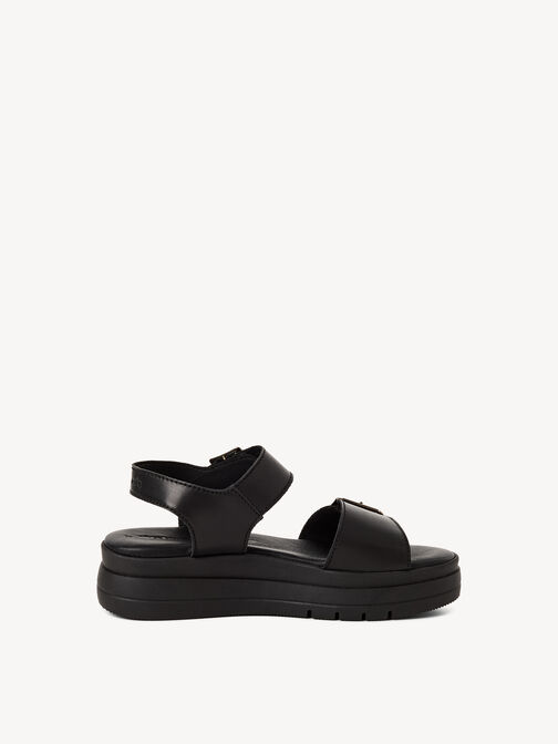 Sandalette, BLACK LEATHER, hi-res