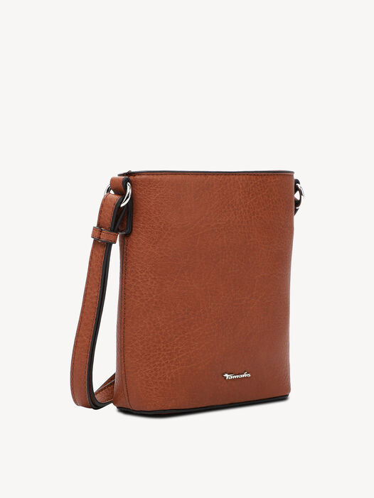 Schoudertas, cognac, hi-res