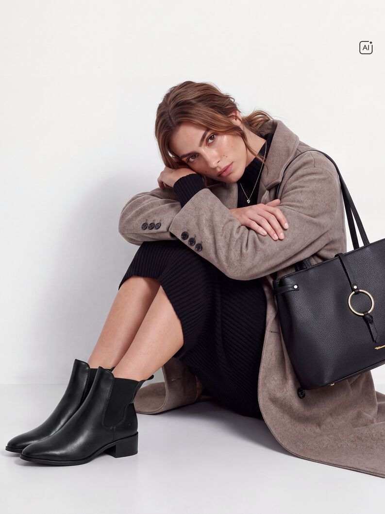 Bottine Chelsea, BLACK, hi-res