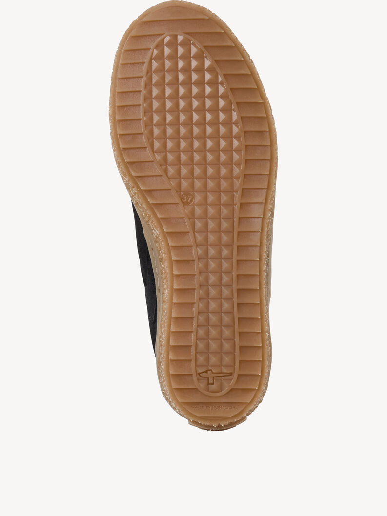 Ledersneaker - schwarz, BLACK COMB, hi-res