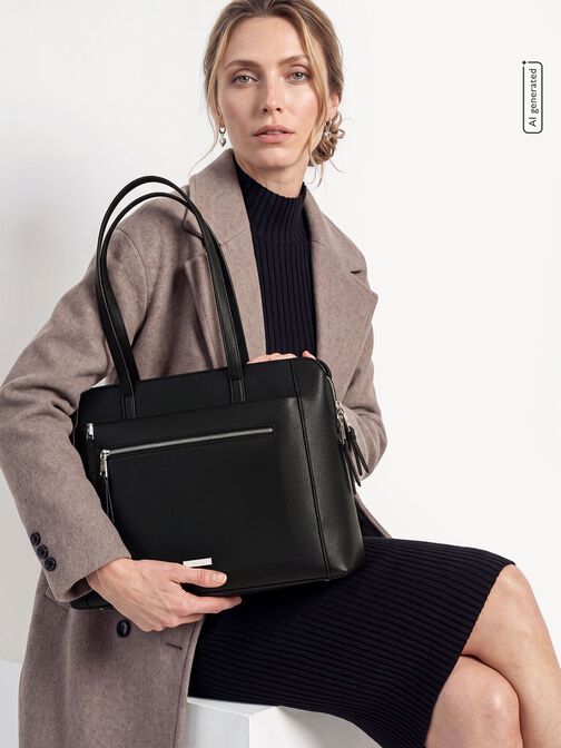 Shopper, black, hi-res