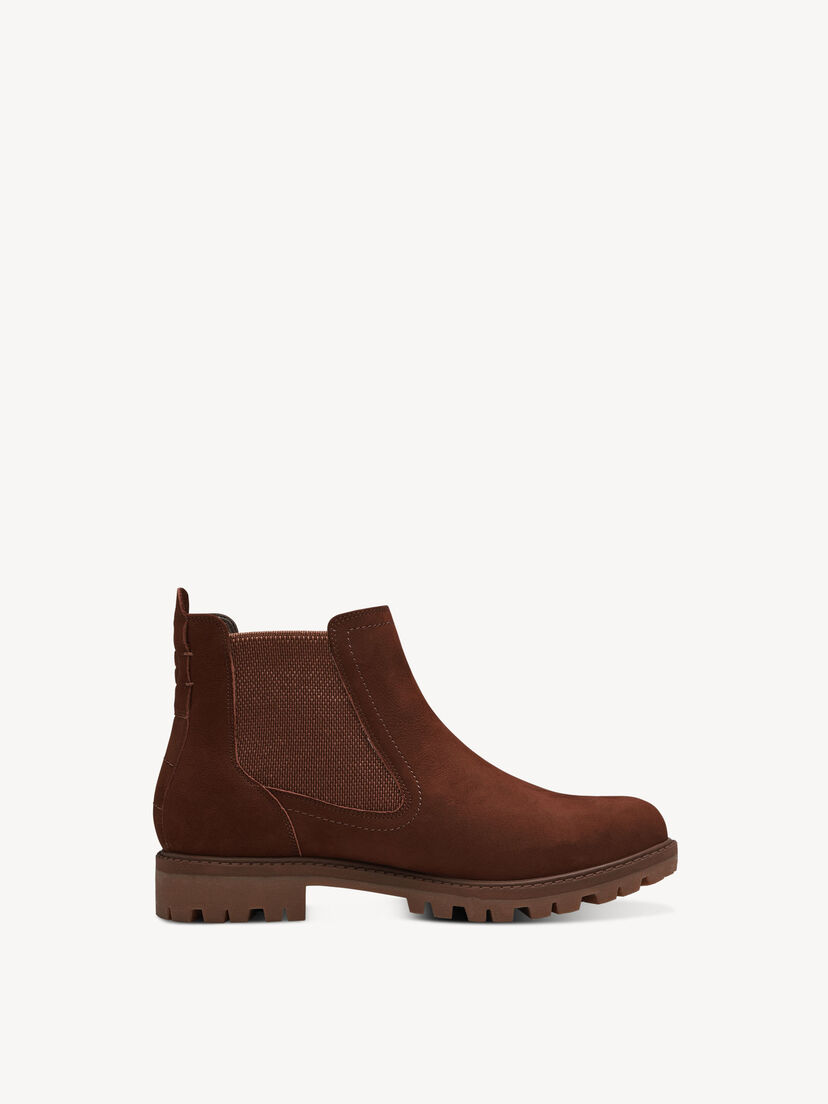 Leren Chelseaboot - bruin, MAROON, hi-res