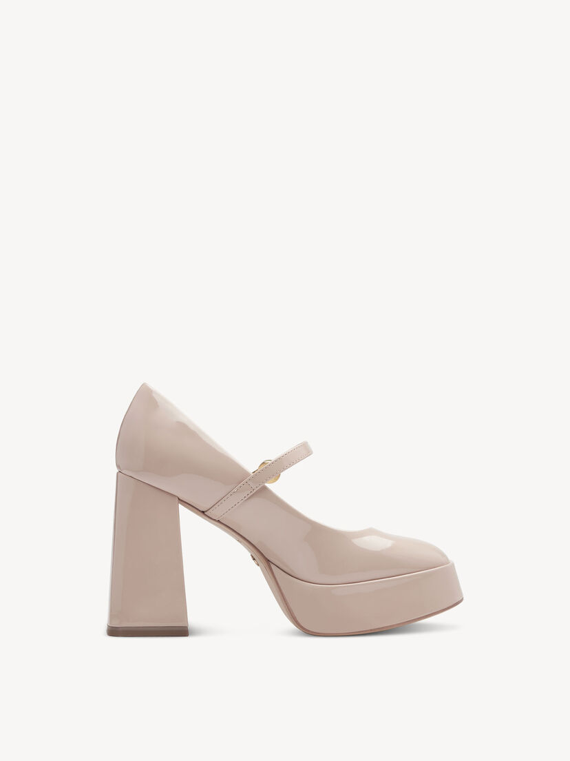 Pumps - beige, NUDE PATENT, hi-res