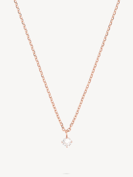 Halskettinge, ros&eacute;gold, hi-res