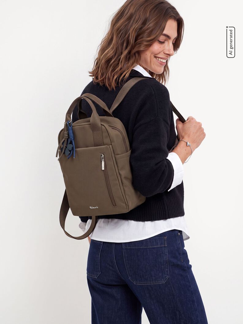 Rucksack, taupe, hi-res