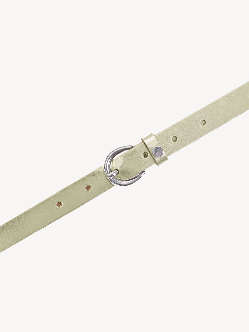 Leren Riem - goud, Platingold, hi-res