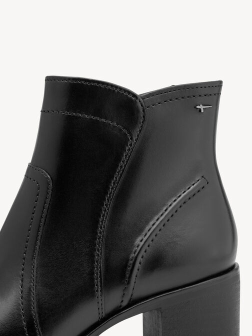 Bottine, BLACK LEATHER, hi-res