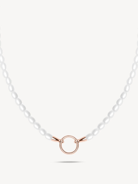 Halskettinge, ros&eacute;gold, hi-res