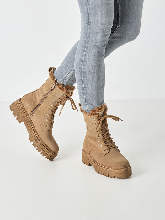 Enkellaarsje, beige, hi-res