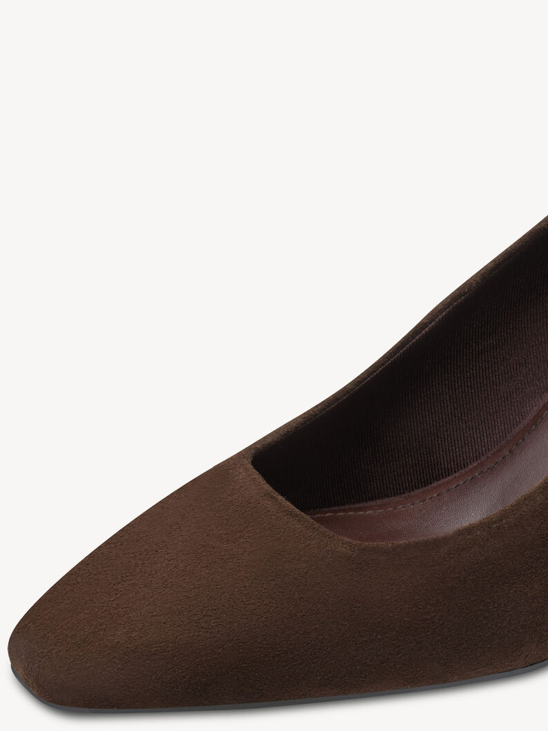 Escarpin en cuir - marron, 304, hi-res