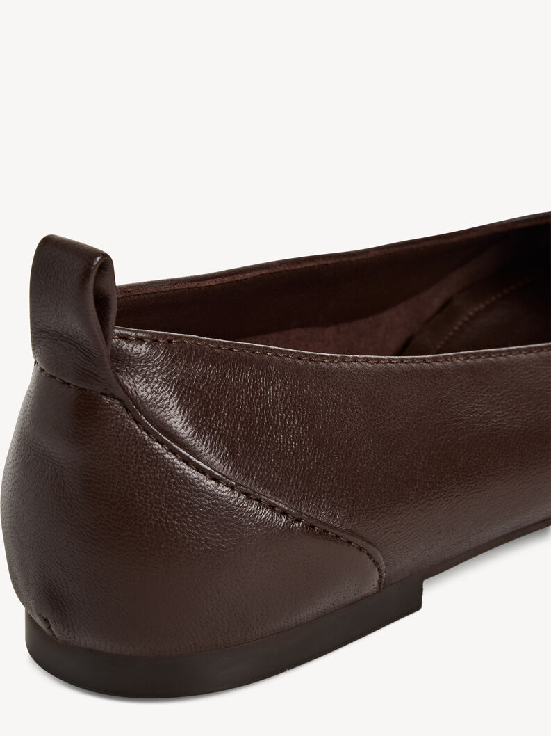 Leather Ballerina - brown, 304, hi-res