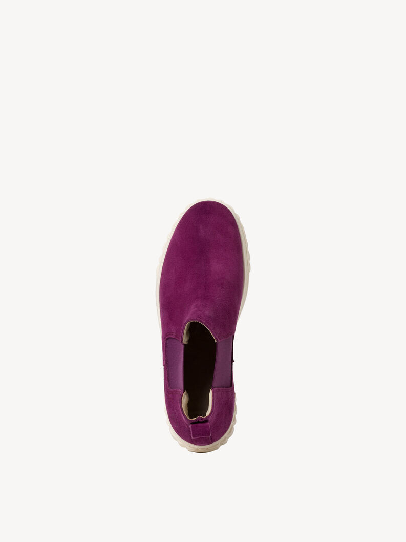 Leder Chelsea Boot - lila, PURPLE, hi-res