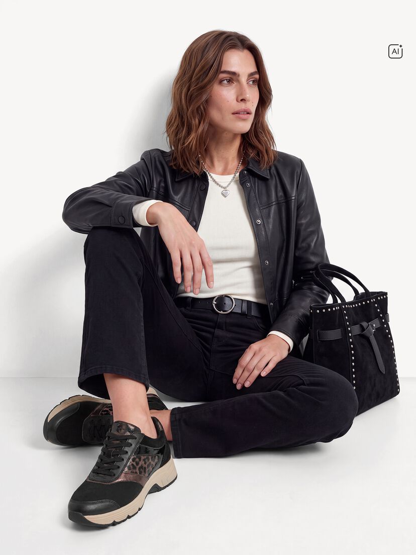 Sneaker, BLACK/LEO, hi-res