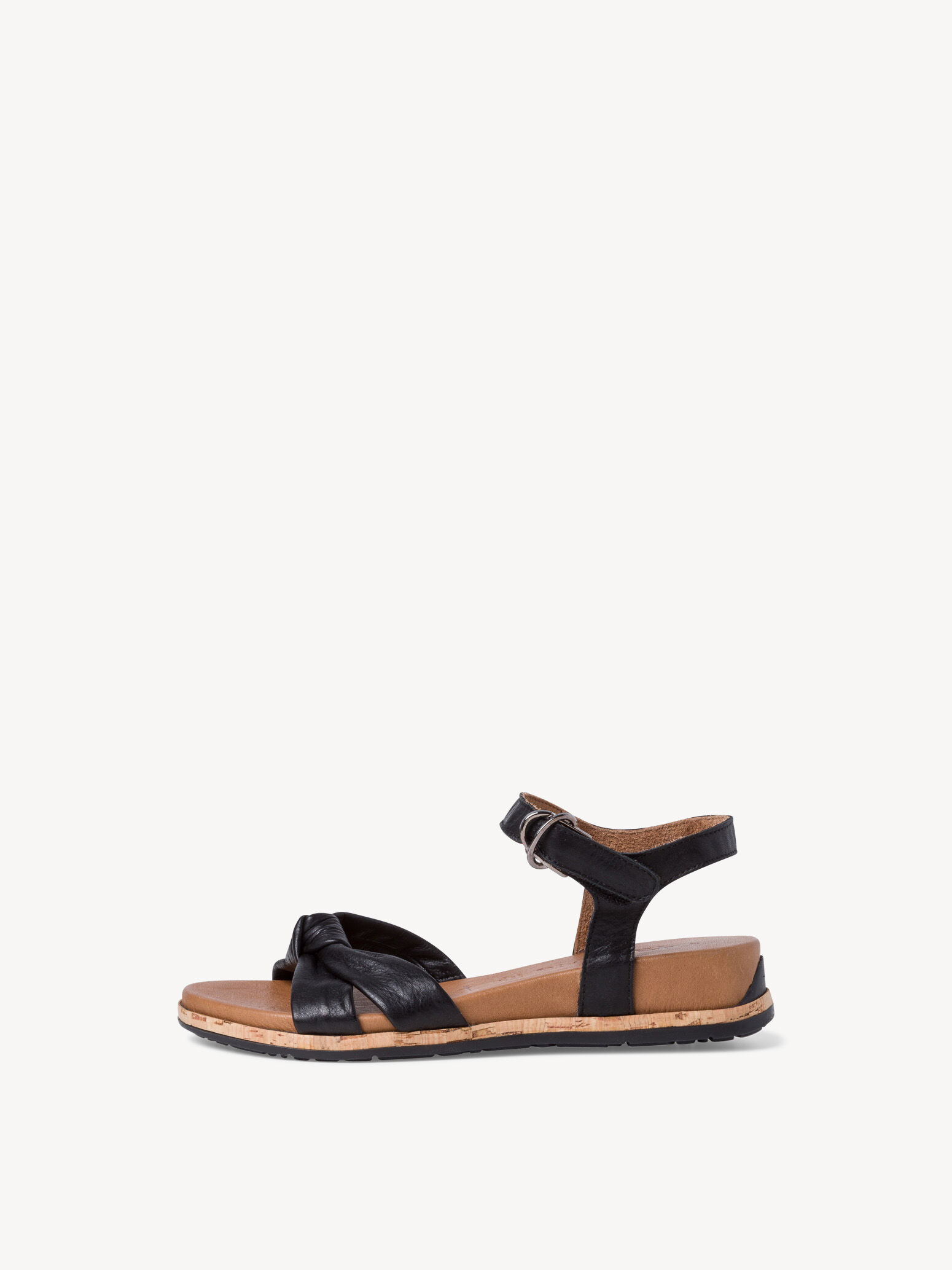 Tamaris brown leather sandals - Women´s shoes • Differenta.com