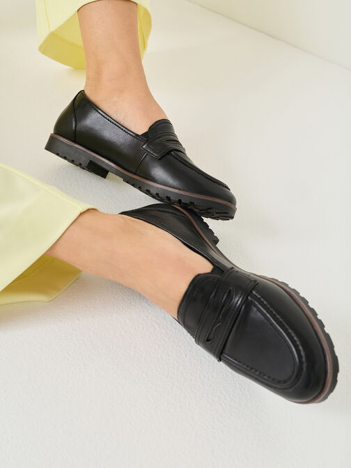 Slipper, BLACK, hi-res