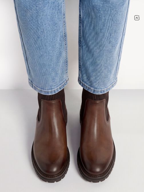 Chelsea boot, cognac, hi-res