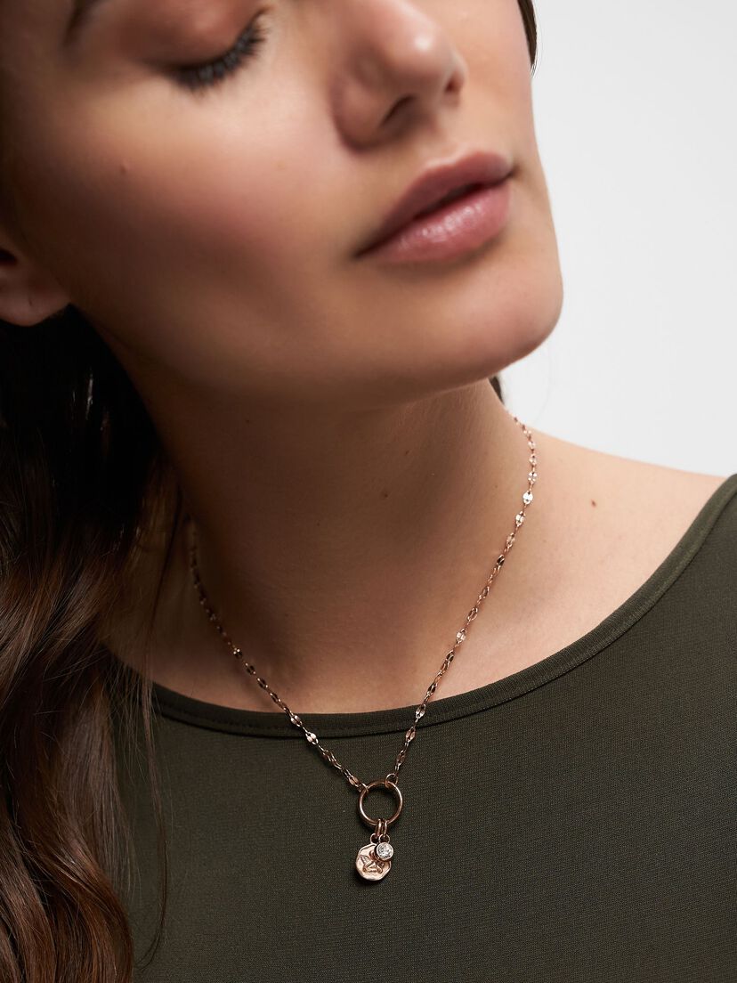 Charms-set, roségold, hi-res