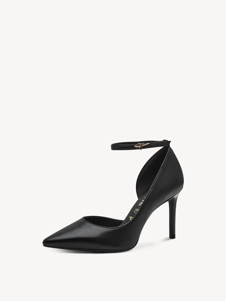 Pumps - schwarz, BLACK LEATHER, hi-res
