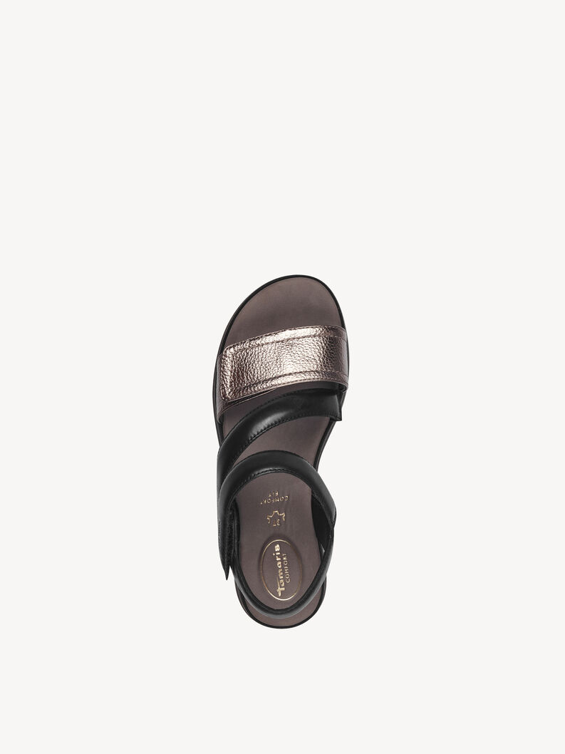 Heeled sandal, BLACK COMB, hi-res