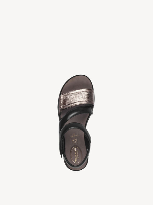 Heeled sandal, BLACK COMB, hi-res