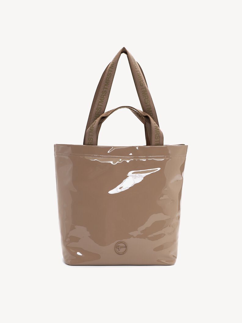 Shopping bag, taupe, hi-res