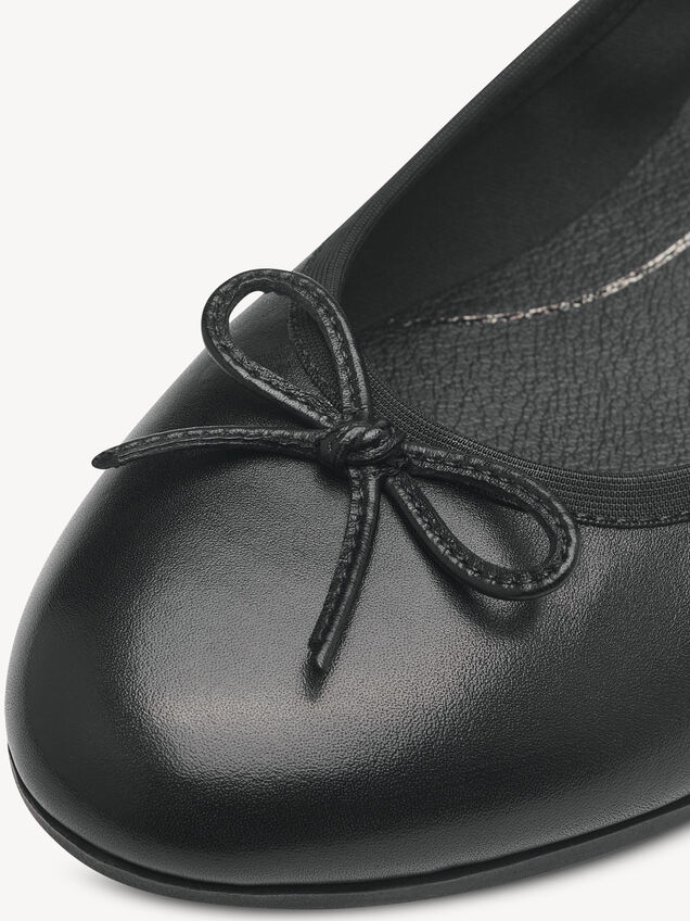 Ballerine Noire En Cuir - Pointure 40 - Marque Fun Shoes - Occasion Très Bon état