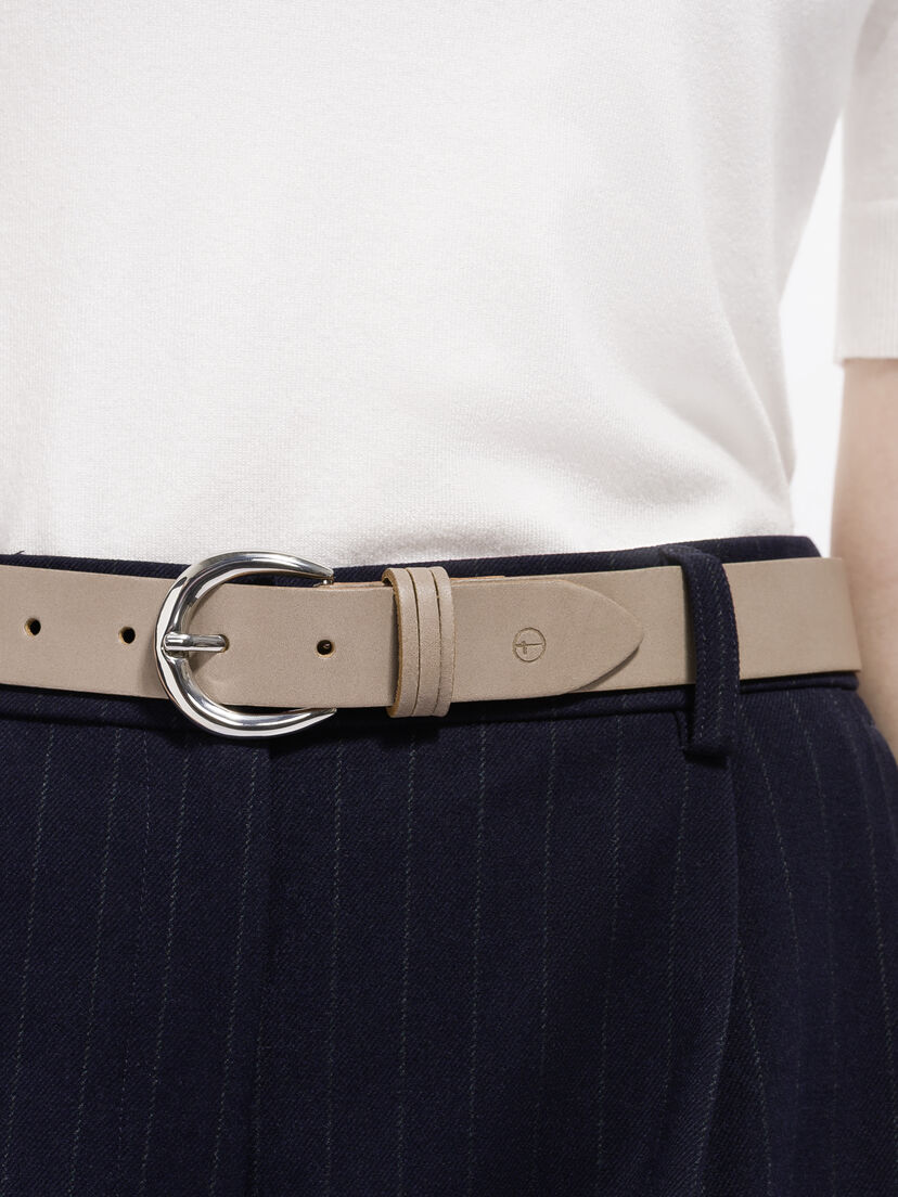 Leren Riem - grijs, grau taupe, hi-res