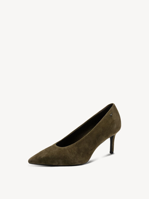 Escarpin, OLIVE, hi-res