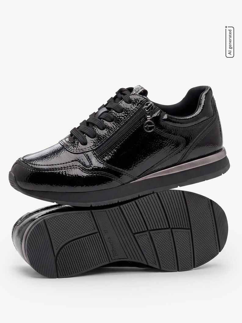 Basket, BLACK PATENT, hi-res