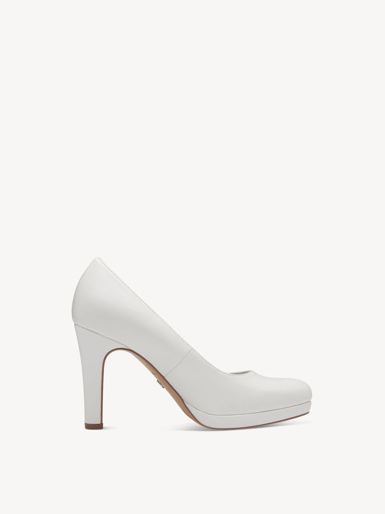 Escarpin - blanc, WHITE MATT, hi-res