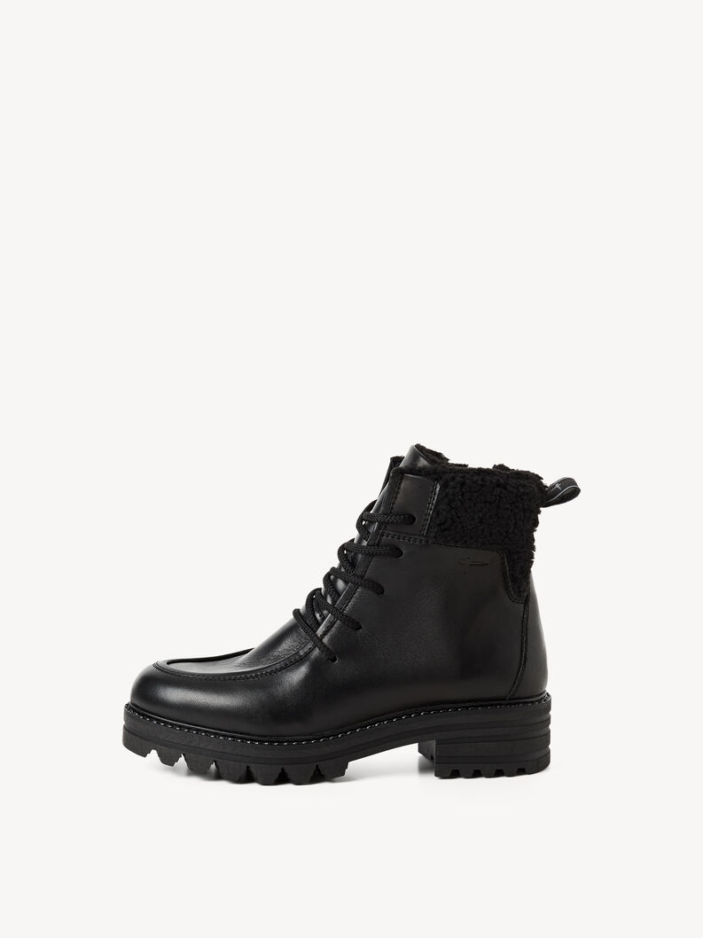 Stiefelette - schwarz Warmfutter, BLACK LEATHER, hi-res