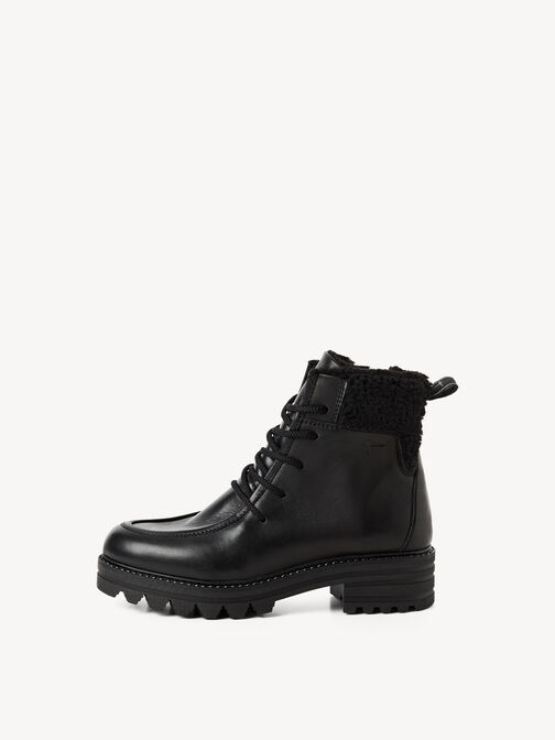 Stiefelette, BLACK LEATHER, hi-res