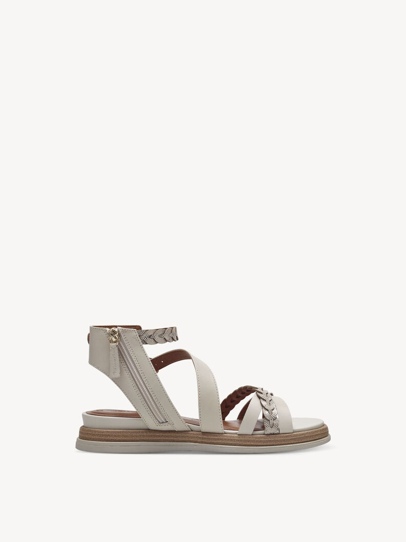 Sandale &agrave; talon - beige, IVORY, hi-res