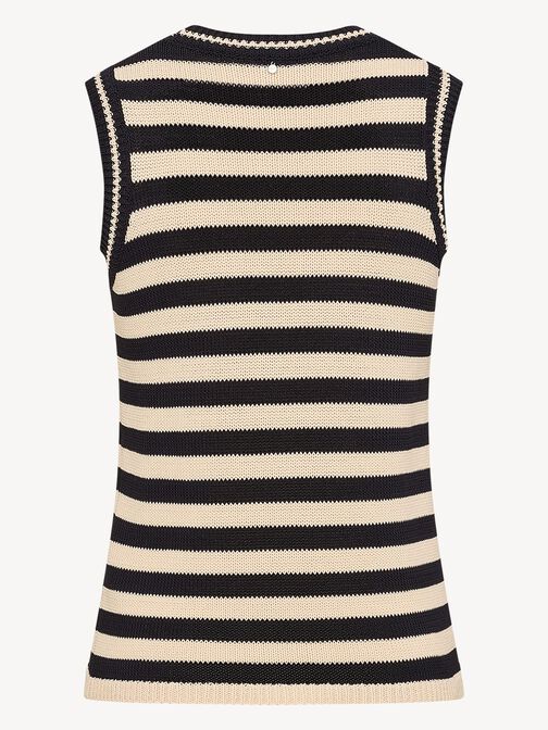 knitted top, Black Beauty / Peyote, hi-res