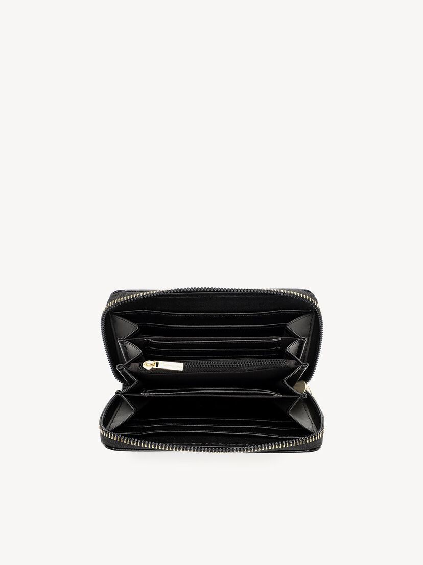 Portemonnee - zwart, black, hi-res