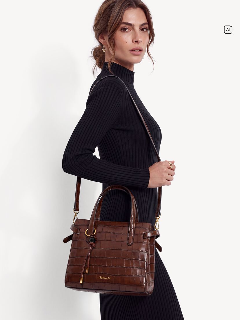 Shopper - bruin, cognac, hi-res
