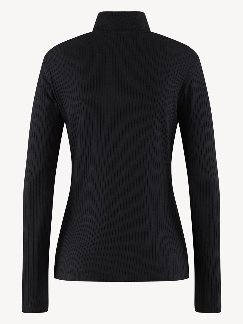 Shirt met lange mouwen - zwart, Black Beauty, hi-res