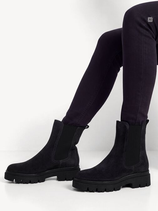 Stivaletti Chelsea, NAVY SUEDE, hi-res