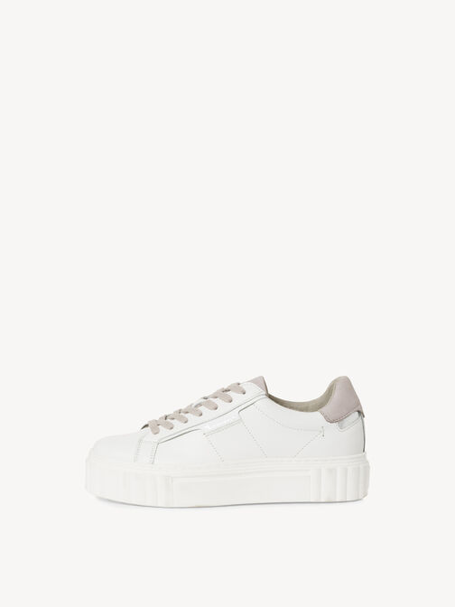 Sneaker, WHITE LEATHER, hi-res