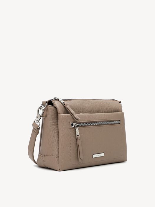 Schoudertas, taupe, hi-res
