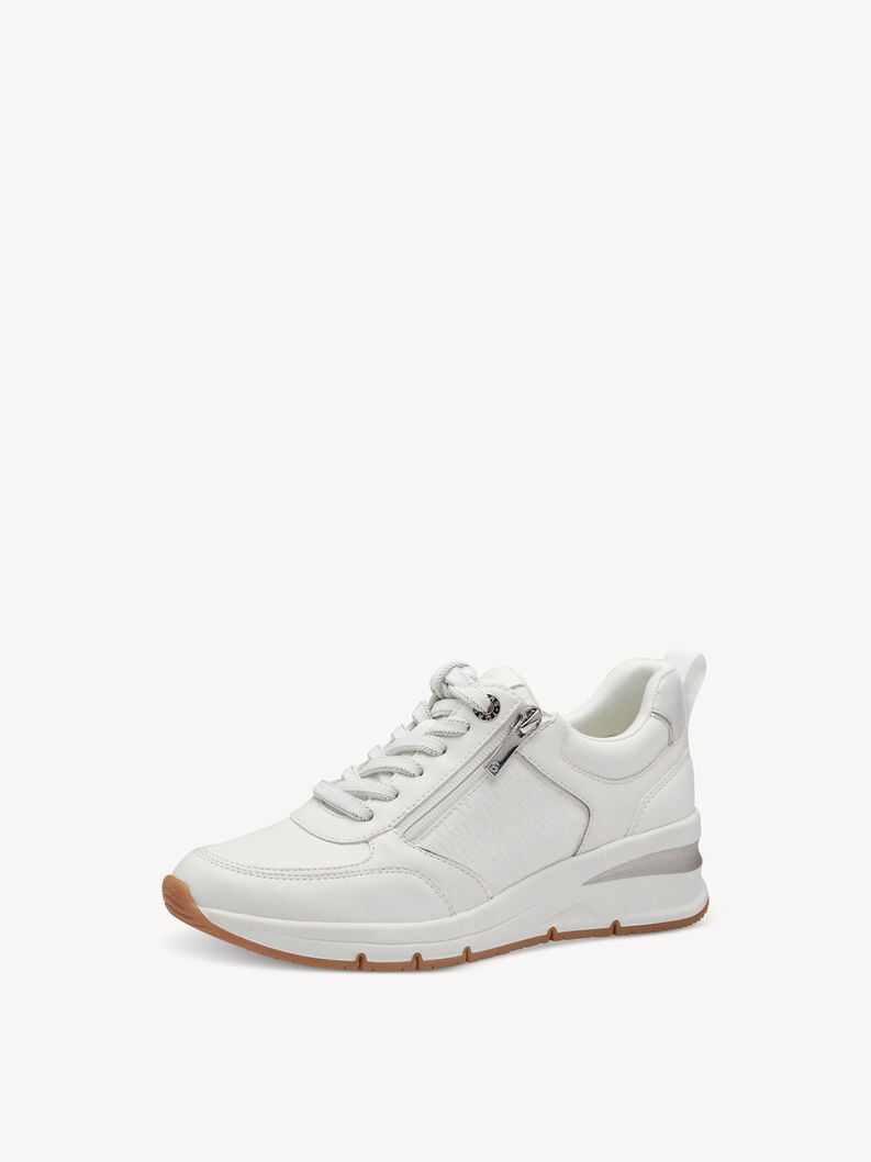 Sneaker - white, WHITE/SILVER, hi-res