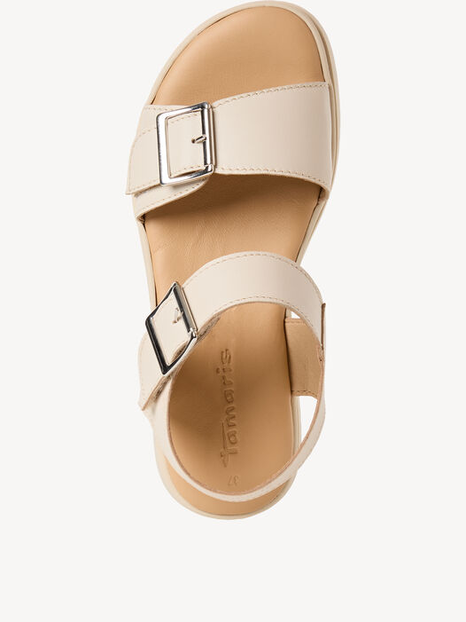 Sandaaltje, IVORY LEATHER, hi-res