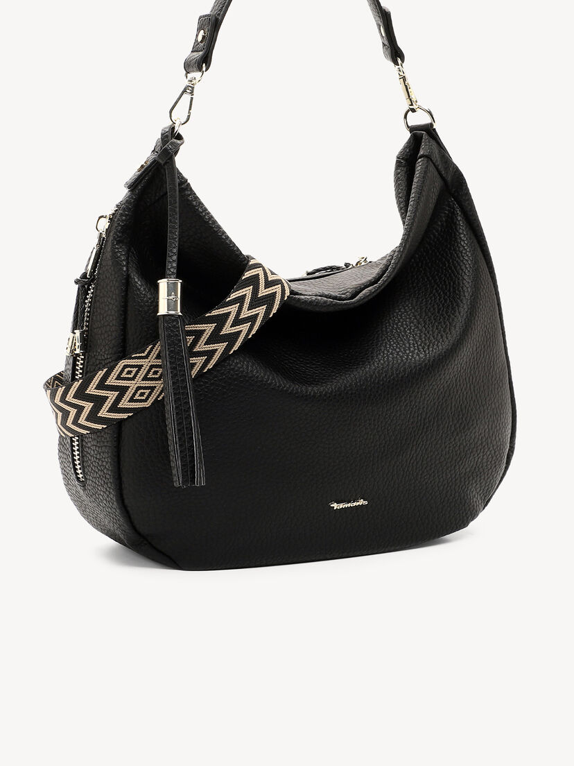 Handtas - zwart, black, hi-res