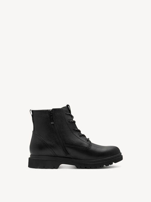 Bottine, BLACK LEATHER, hi-res